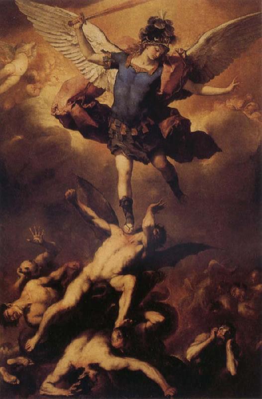 Luca Giordano The Fall of the Rebel Angels Sweden oil painting art